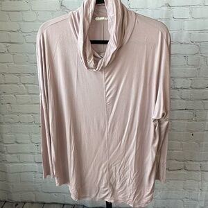 Simple By Suzanne Betro Lilac Cowl Neck Long Sleeve Size XL